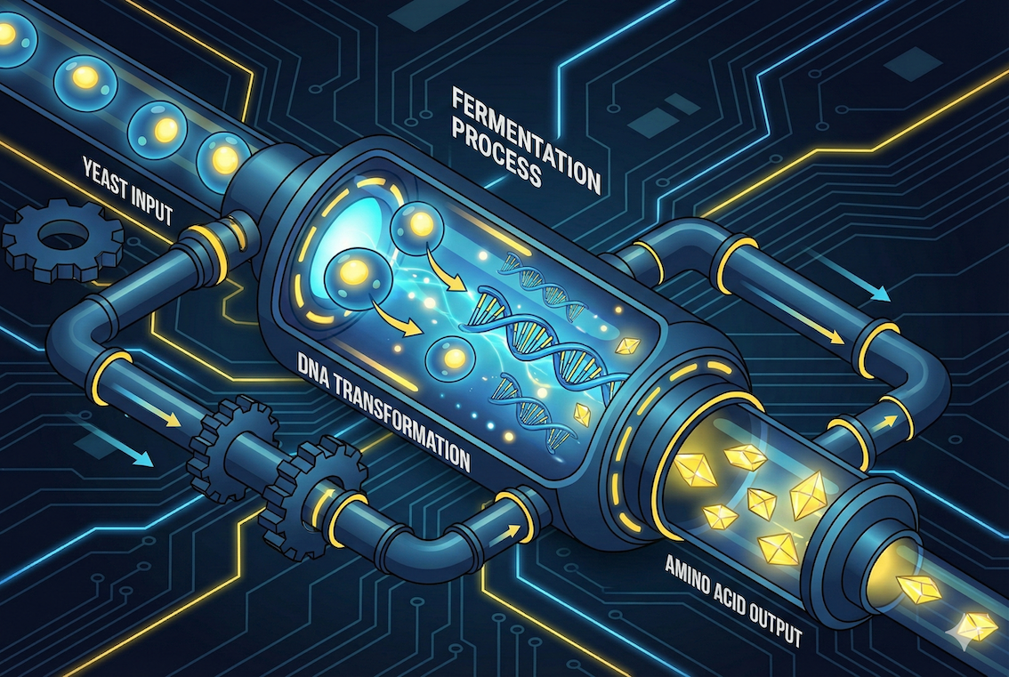 马克斯克鲁维酵母蛋白发酵原理示意图